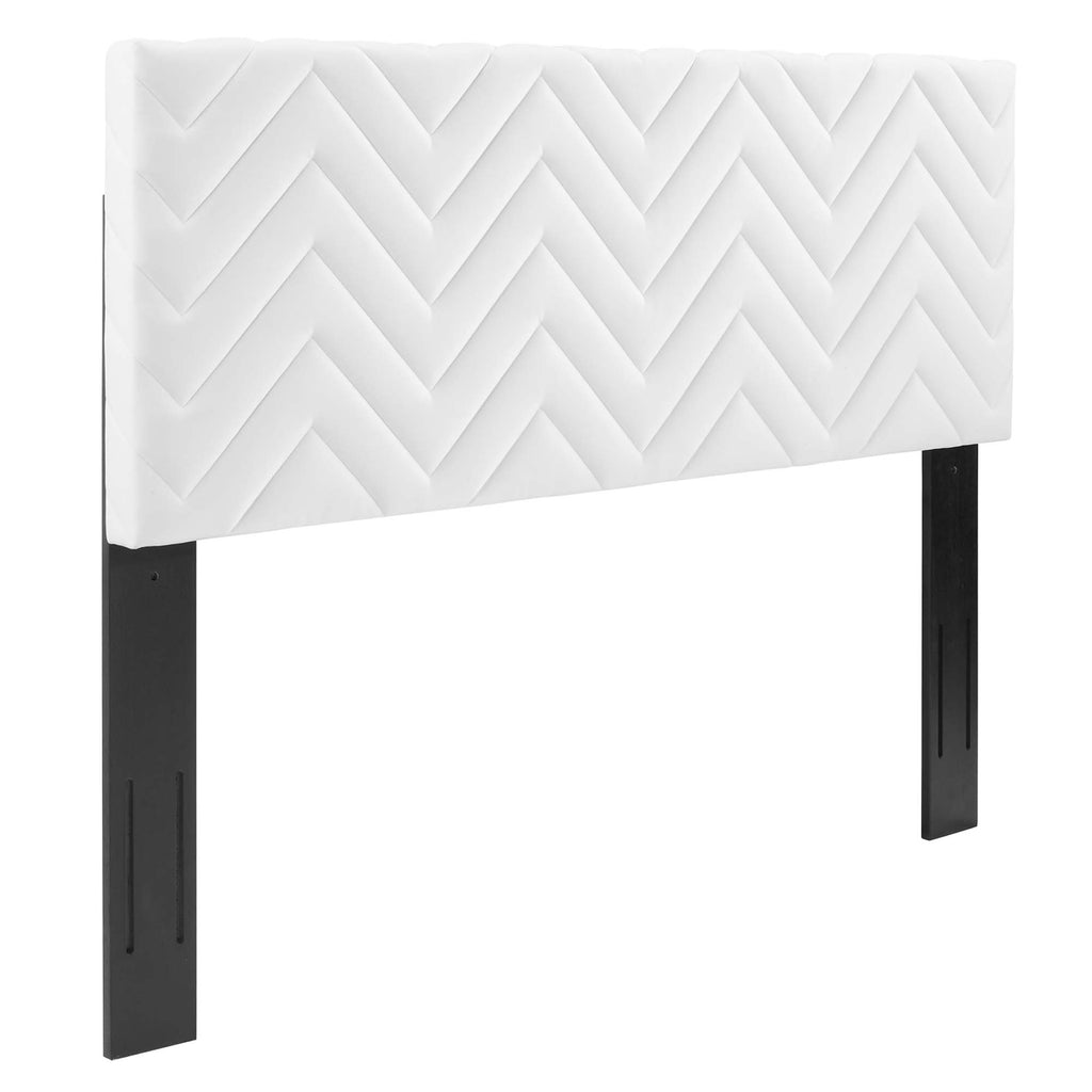 Modway Mercy Chevron Tufted Performance Velvet Twin Headboard  