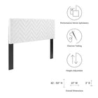 Modway Mercy Chevron Tufted Performance Velvet Twin Headboard