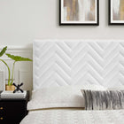 Modway Mercy Chevron Tufted Performance Velvet Twin Headboard