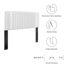 Modway Felicity Channel Tufted Performance Velvet Twin Headboard