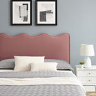 Modway Current Performance Velvet Twin Platform Bed - Black Wood Legs