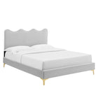 Modway Current Performance Velvet Full Platform Bed  