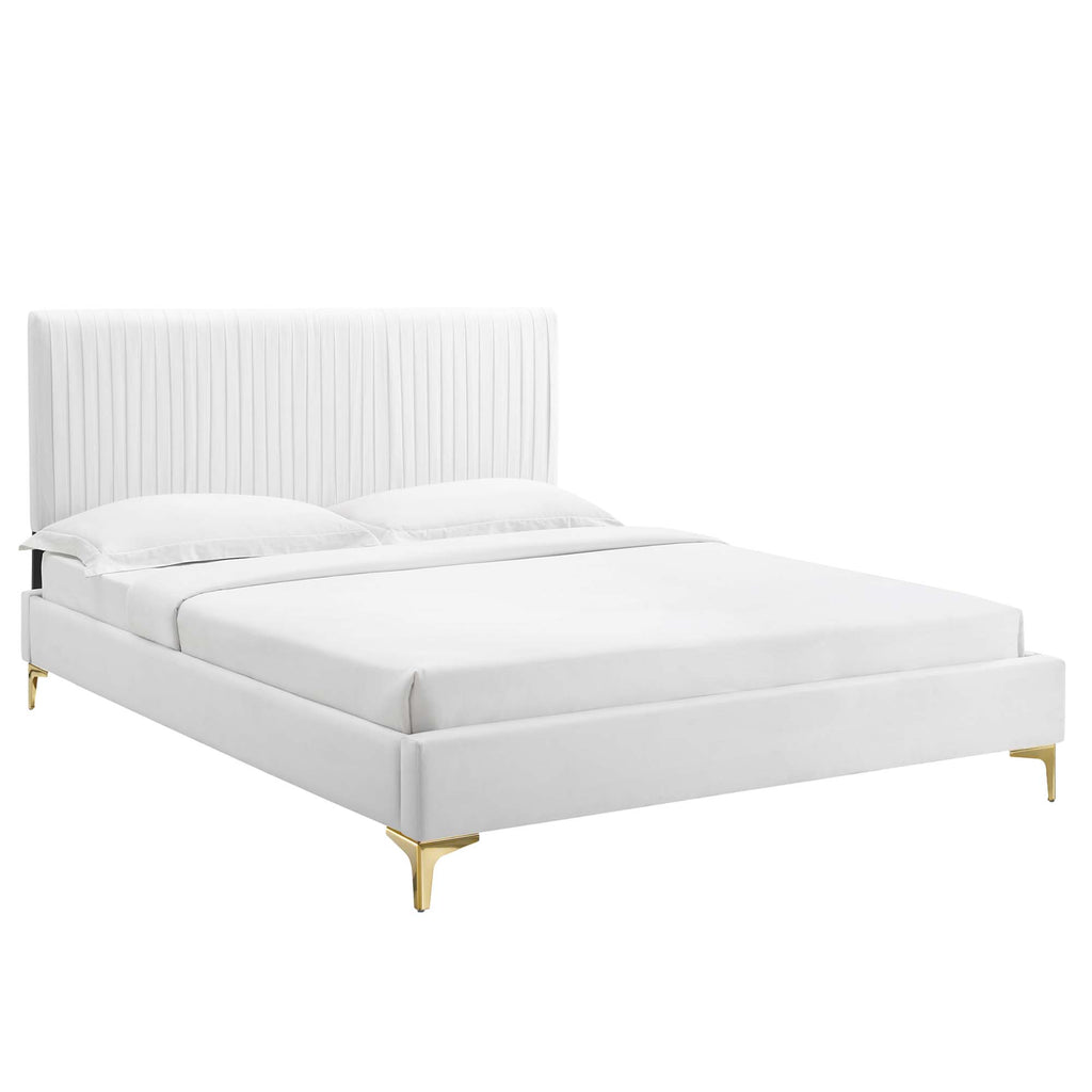 Modway Peyton Performance Velvet Full Platform Bed  