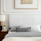 Modway Peyton Performance Velvet Full Platform Bed - Wood & Gold Legs