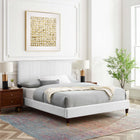 Modway Peyton Performance Velvet Full Platform Bed - Wood & Gold Legs