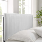 Modway Peyton Performance Velvet Full Platform Bed - Black Wood Legs