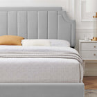 Modway Sienna Performance Velvet Full Platform Bed - Gold Metal Legs