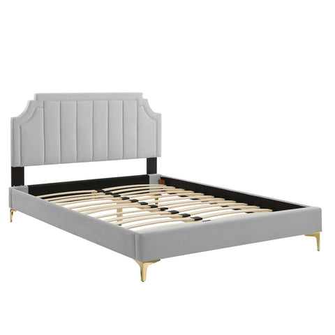 Modway Sienna Performance Velvet Full Platform Bed  