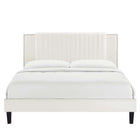 Modway Zahra Channel Tufted Performance Velvet Twin Platform Bed