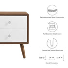 Modway Transmit 2-Drawer Nightstand