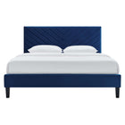 Modway Roxanne Performance Velvet Full Platform Bed