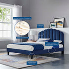 Modway Daisy Performance Velvet Full Platform Bed