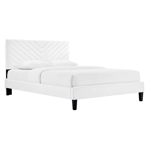 Modway Roxanne Performance Velvet King Platform Bed  