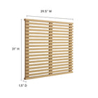 Modway Render Wall Mount Twin Headboard