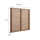 Modway Render Wall Mount Twin Headboard