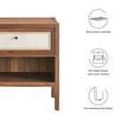 Modway Capri Wood Grain Nightstand