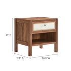 Modway Capri Wood Grain Nightstand