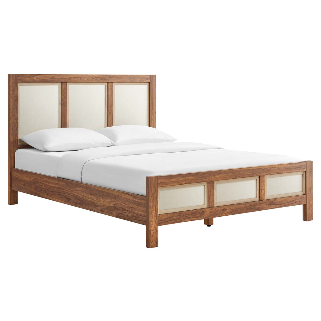 Modway Capri Wood Grain Queen Platform Bed  