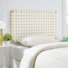 Modway Sparta Weave Wall-Mount Vegan Leather Twin Headboard