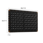 Modway Sparta Weave Wall-Mount Vegan Leather Twin Headboard