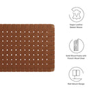 Modway Sparta Weave Wall-Mount Vegan Leather Twin Headboard