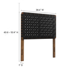 Modway Sparta Weave Vegan Leather Twin Headboard