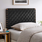 Modway Sparta Weave Vegan Leather Twin Headboard