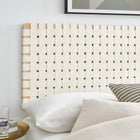Modway Sparta Weave Vegan Leather Full Headboard - Wall Mount