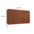 Modway Sparta Weave Vegan Leather Full Headboard - Wall Mount