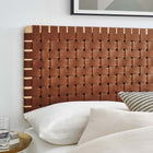 Modway Sparta Weave Vegan Leather Full Headboard - Wall Mount