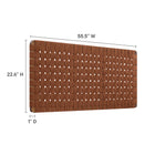 Modway Sparta Weave Vegan Leather Full Headboard - Wall Mount