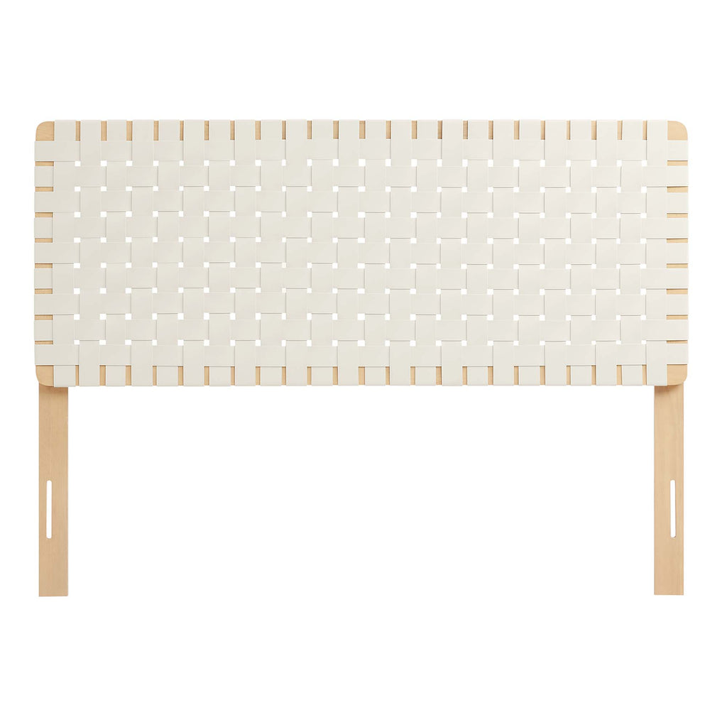 Modway Sparta Weave Vegan Leather Full Headboard