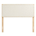 Modway Sparta Weave Vegan Leather Full Headboard