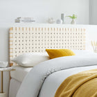 Modway Sparta Weave Vegan Leather Full Headboard