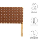 Modway Sparta Weave Vegan Leather Full Headboard