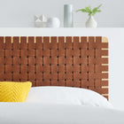 Modway Sparta Weave Vegan Leather Full Headboard