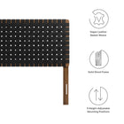Modway Sparta Weave Vegan Leather Full Headboard
