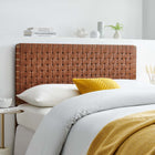 Modway Sparta Weave Vegan Leather Full Headboard
