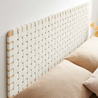 Modway Sparta Weave Wall-Mount Vegan Leather Queen Headboard