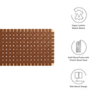 Modway Sparta Weave Wall-Mount Vegan Leather Queen Headboard