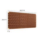 Modway Sparta Weave Wall-Mount Vegan Leather Queen Headboard