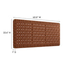 Modway Sparta Weave Wall-Mount Vegan Leather Queen Headboard