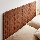 Modway Sparta Weave Wall-Mount Vegan Leather Queen Headboard