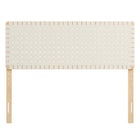Modway Sparta Weave Vegan Leather Queen Headboard