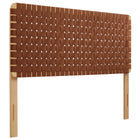 Modway Sparta Weave Vegan Leather Queen Headboard  