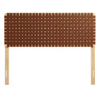 Modway Sparta Weave Vegan Leather Queen Headboard