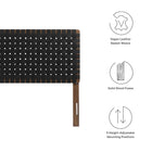 Modway Sparta Weave Vegan Leather Queen Headboard
