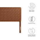 Modway Sparta Weave Vegan Leather Queen Headboard