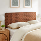 Modway Sparta Weave Vegan Leather Queen Headboard