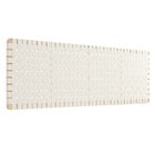 Modway Sparta Weave Wall-Mount Vegan Leather King Headboard  